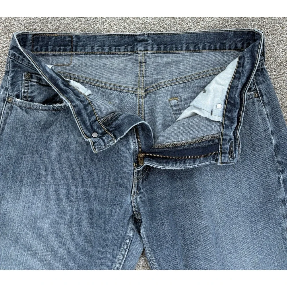 Levis 559 Jeans Mens 36x31* Blue Relaxed Straight Workwear Loose Soft Distressed